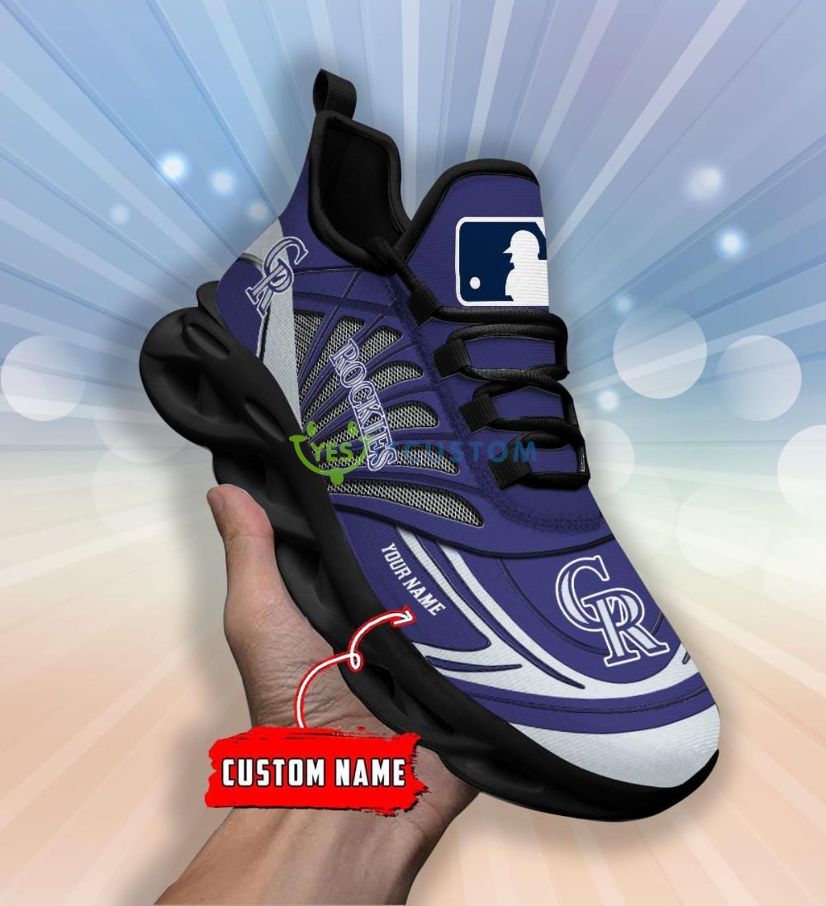 Colorado Rockies Personalized Max Soul Shoes 6 Colorado Rockies Personalized Max Soul Shoes Product Photo 6