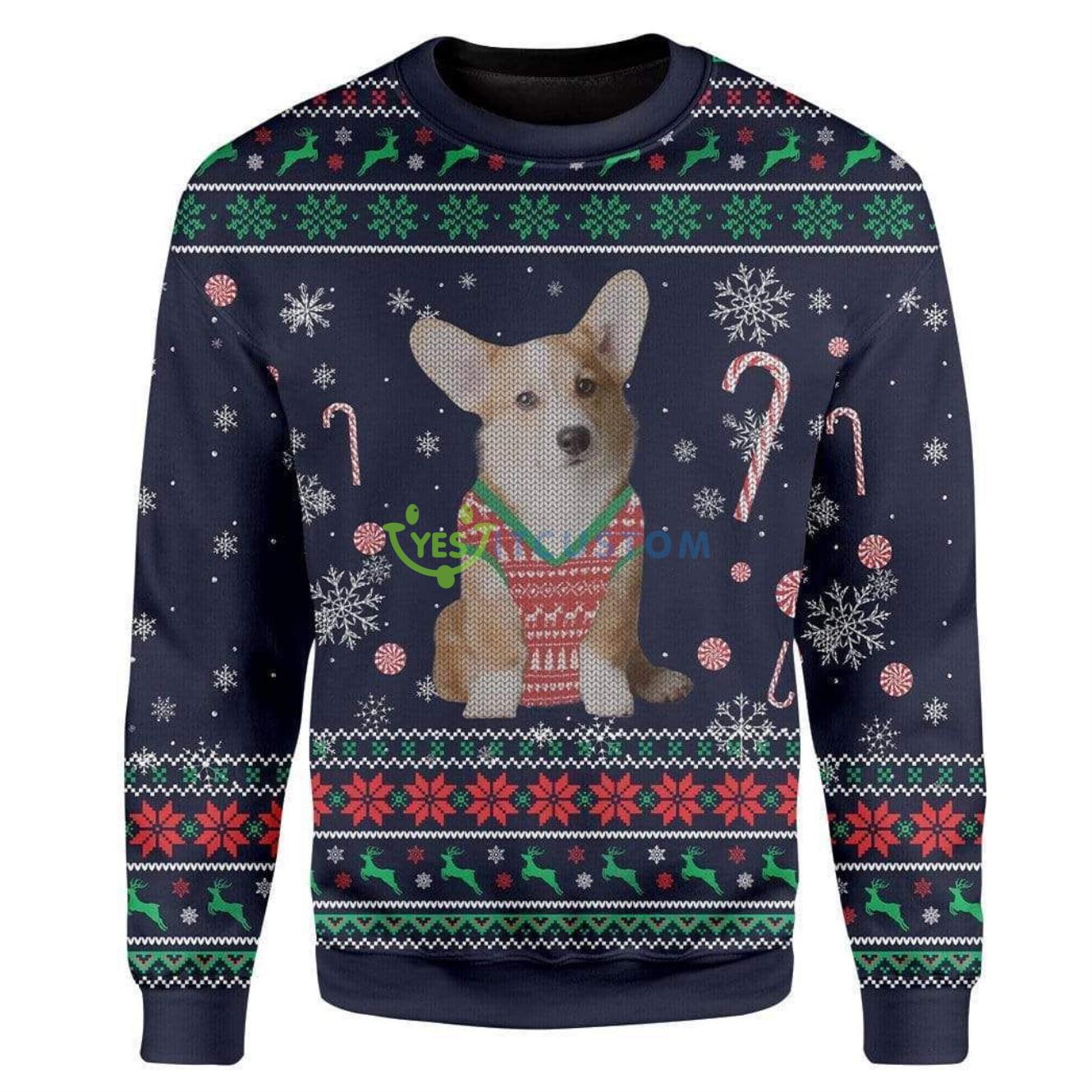 Corgi Ugly Sweater For Christmas 3 Corgi Ugly Sweater For Christmas Product Photo 1