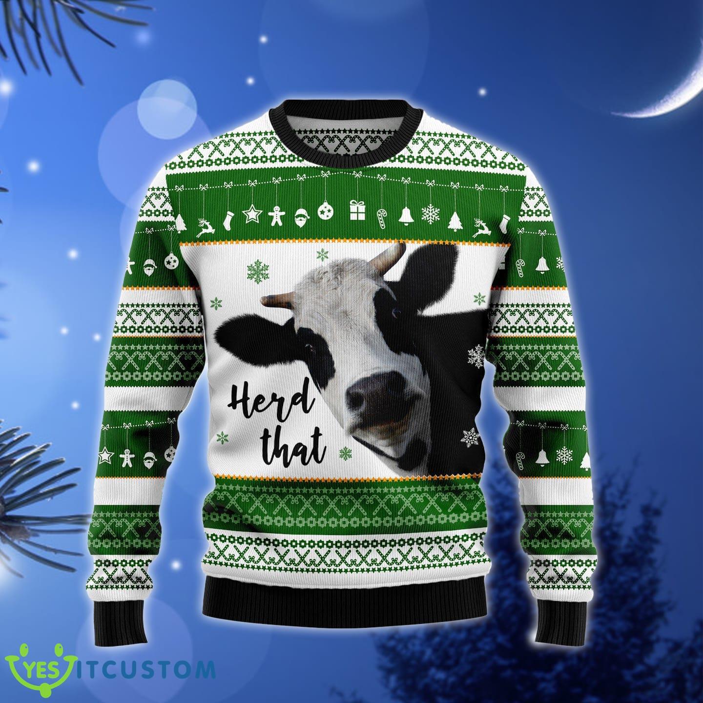 Cow Herd That Ugly Christmas Sweater Gift Men Women - Cow Herd That Ugly Christmas Sweater Gift Men Women_1