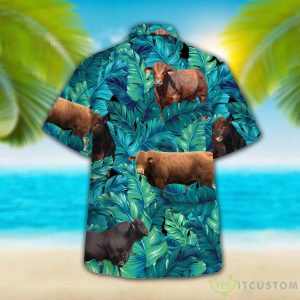 Cow Tropical Hawaiian Palm Leaves Hawaiian Shirt For Men Women 4 Cow Tropical Hawaiian Palm Leaves Hawaiian Shirt For Men Women Product Photo 2