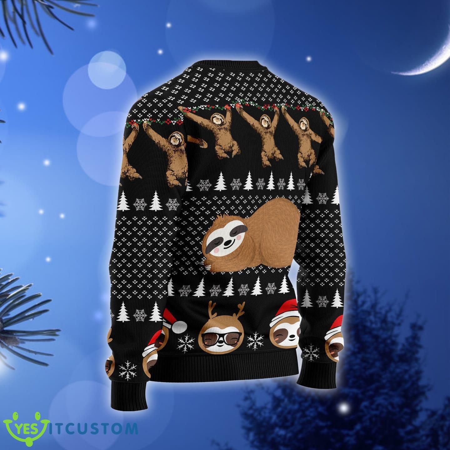 Crazy Sloth Ugly Christmas Sweater Gift Men Women 8 Crazy Sloth Ugly Christmas Sweater Gift Men Women - Crazy Sloth Ugly Christmas Sweater Gift Men Women_2