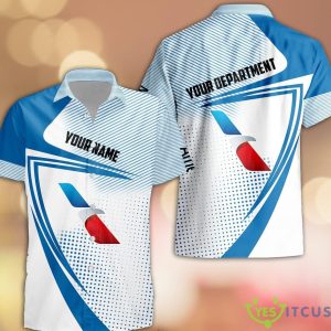 Custom Name 3D All Over Printed american airlines Hawaiian Shirt New Trend Summer Vacation Gift Product Photo 1
