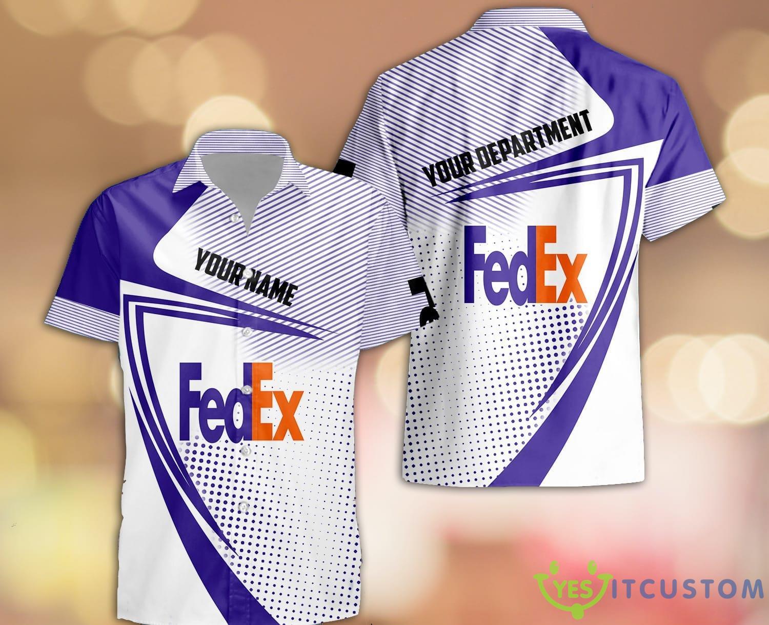 Custom Name 3D All Over Printed fedex Hawaiian Shirt New Trend Summer Vacation Gift 2 Custom Name 3D All Over Printed fedex Hawaiian Shirt New Trend Summer Vacation Gift Product Photo 1