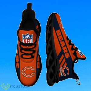 Custom Name Chicago Bears NFL Max Soul Shoes Special Gift Product Photo 2