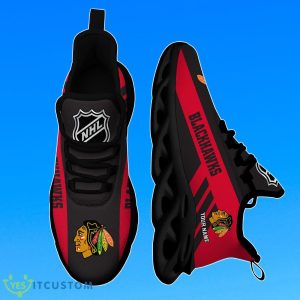 Custom Name Chicago Blackhawks NHL Max Soul Shoes Special Gift Product Photo 2