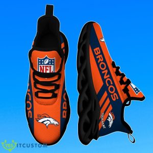 Custom Name Denver Broncos NFL Max Soul Shoes Special Gift Product Photo 3