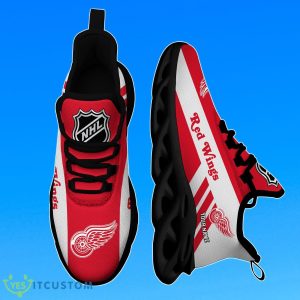 Custom Name Detroit Red Wings NHL Max Soul Shoes Special Gift Product Photo 2