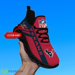 Custom Name Houston Texans NFL Max Soul Shoes Special Gift Product Photo 2