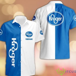 Custom Name kroger Hawaiian Shirt New Trend Summer Vacation Gift Product Photo 1