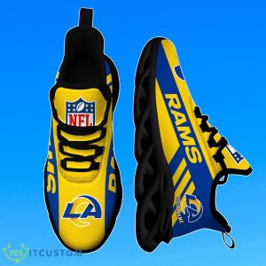 Custom Name Los Angeles Rams NFL Max Soul Shoes Special Gift Product Photo 2