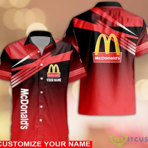 Custom Name mcdonald's Aloha Summer Gift Hawaiian Shirt Product Photo 1