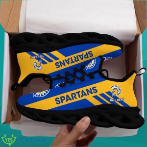 Custom Name NCAA Teams San Jose State Spartans Max Soul Shoes Impressive Gift Product Photo 3