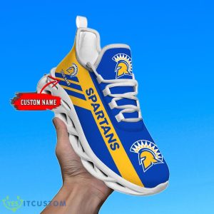 Custom Name NCAA Teams San Jose State Spartans Max Soul Shoes Impressive Gift Product Photo 1
