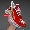 Custom Name San Francisco 49ers NFL Max Soul Shoes Chunky Sneakers Gift For Fans - San Francisco 49ers Personalized NFL Max Soul Shoes_1