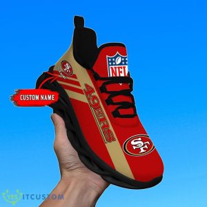 Custom Name San Francisco 49ers NFL Max Soul Shoes Special Gift Product Photo 1