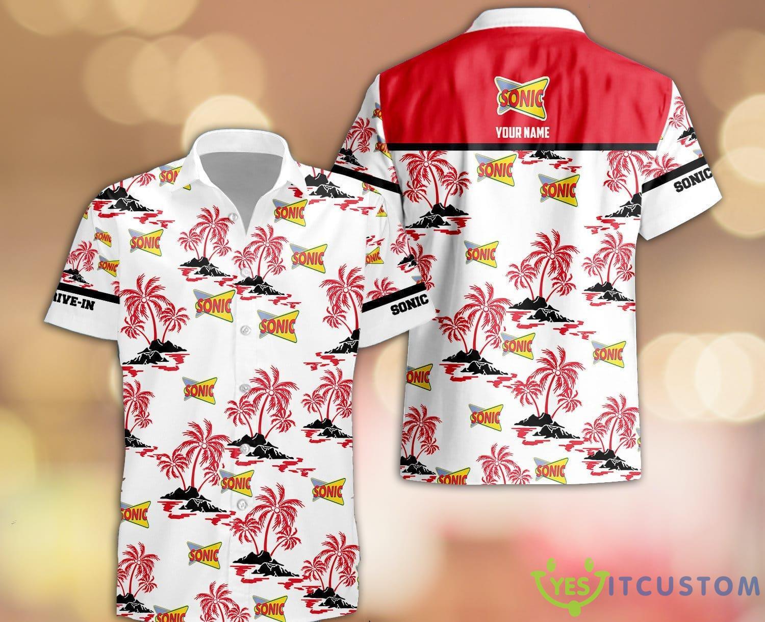 Custom Name sonic drive-in Hawaiian Shirt New Trend Summer Vacation Gift 2 Custom Name sonic drive-in Hawaiian Shirt New Trend Summer Vacation Gift Product Photo 1