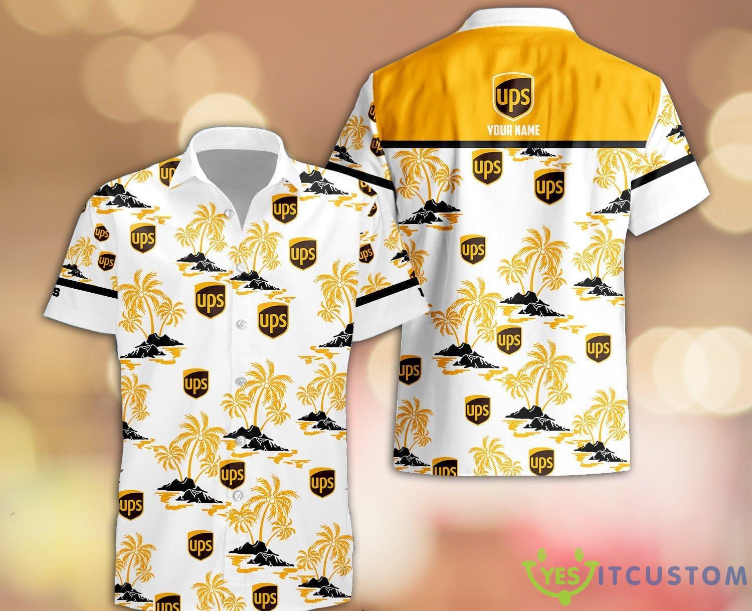Custom Name ups Hawaiian Shirt New Trend Summer Vacation Gift 2 Custom Name ups Hawaiian Shirt New Trend Summer Vacation Gift Product Photo 1