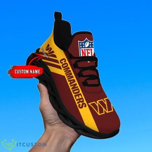 Custom Name Washington Football NFL Max Soul Shoes Special Gift Product Photo 1