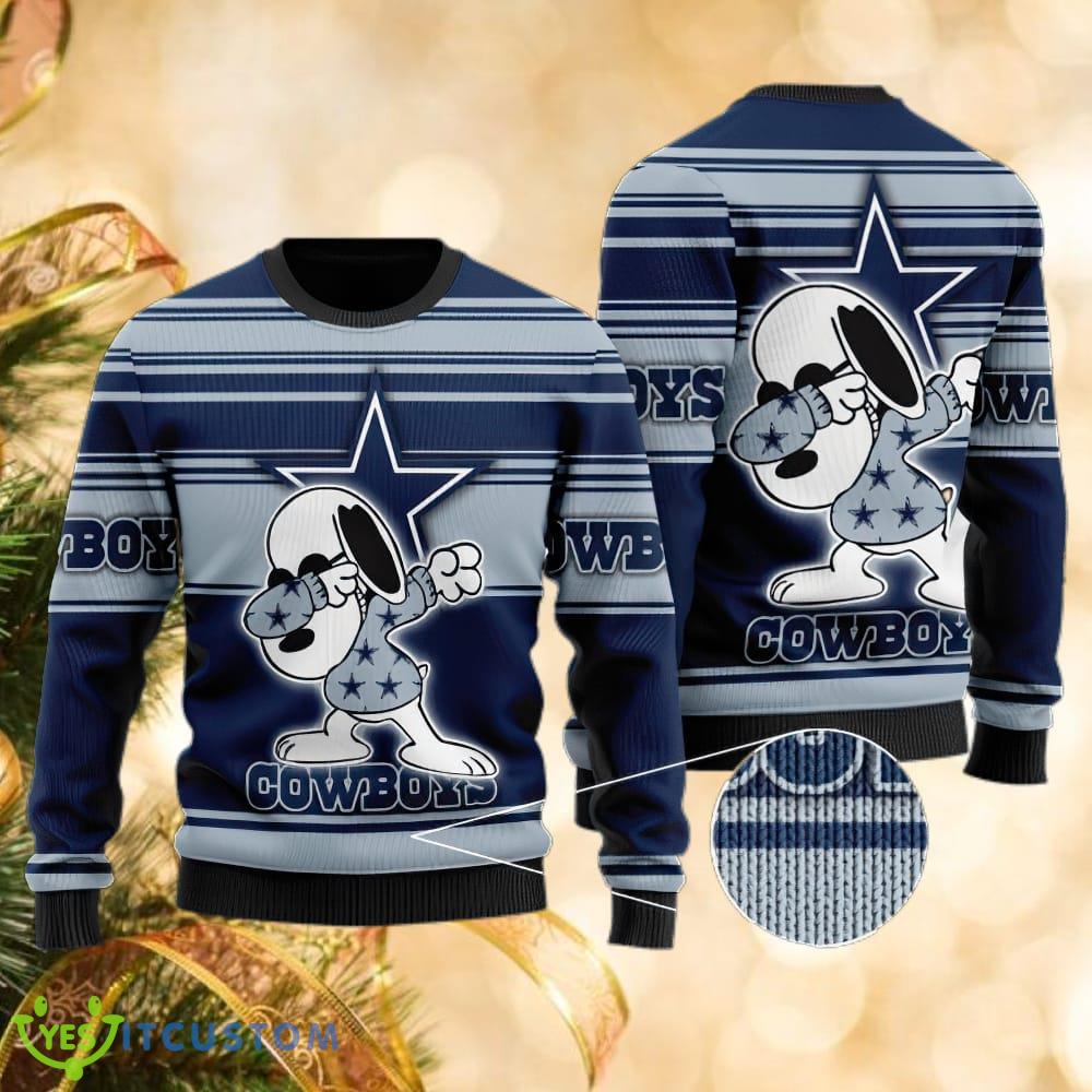 Dallas Cowboys Snoppy Christmas Knitted Sweater For Men And Women 3 Dallas Cowboys Snoppy Christmas Knitted Sweater For Men And Women - Dallas Cowboys Snoppy Christmas Knitted Sweater For Men And Women