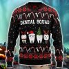Dental Squad Candy Cane Pattern Ugly Christmas Sweater Christmas Gift Product Photo 1