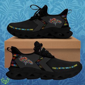 Denver Broncos Autism Max Soul Sneakers Best Gift Product Photo 1