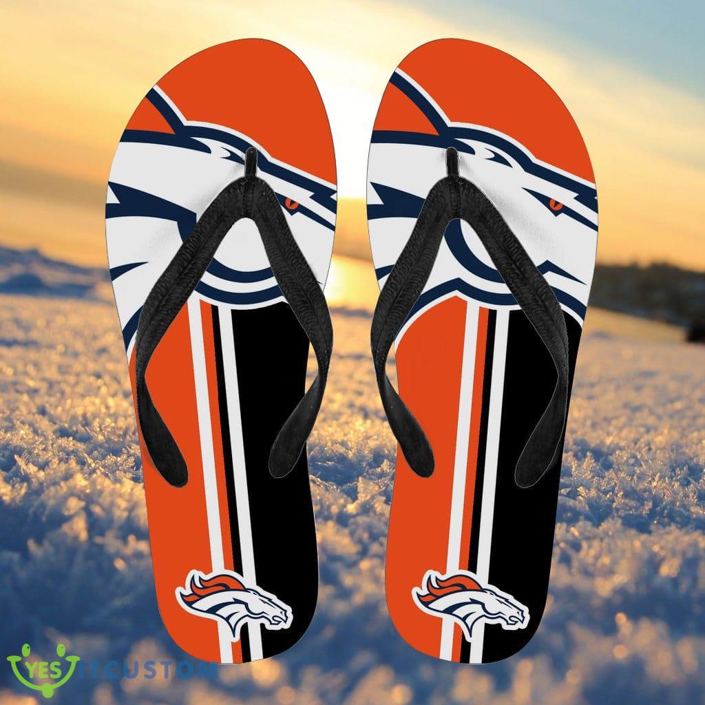 Denver Broncos Fan Gift Two Main Colors Flip Flops 3 Denver Broncos Fan Gift Two Main Colors Flip Flops Product Photo 1