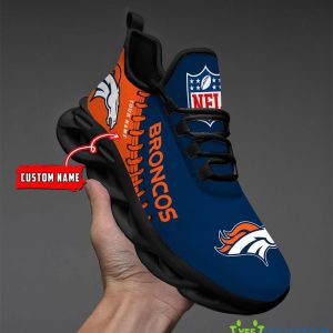 Denver Broncos Max Soul Shoes Style 6 Custom Name Running Sneakers For Fans Gift - Denver Broncos-PERSONALIZED MAX SOUL SHOES_2