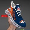Denver Broncos Max Soul Shoes Style 6 Custom Name Running Sneakers For Fans Gift - Denver Broncos-PERSONALIZED MAX SOUL SHOES_1