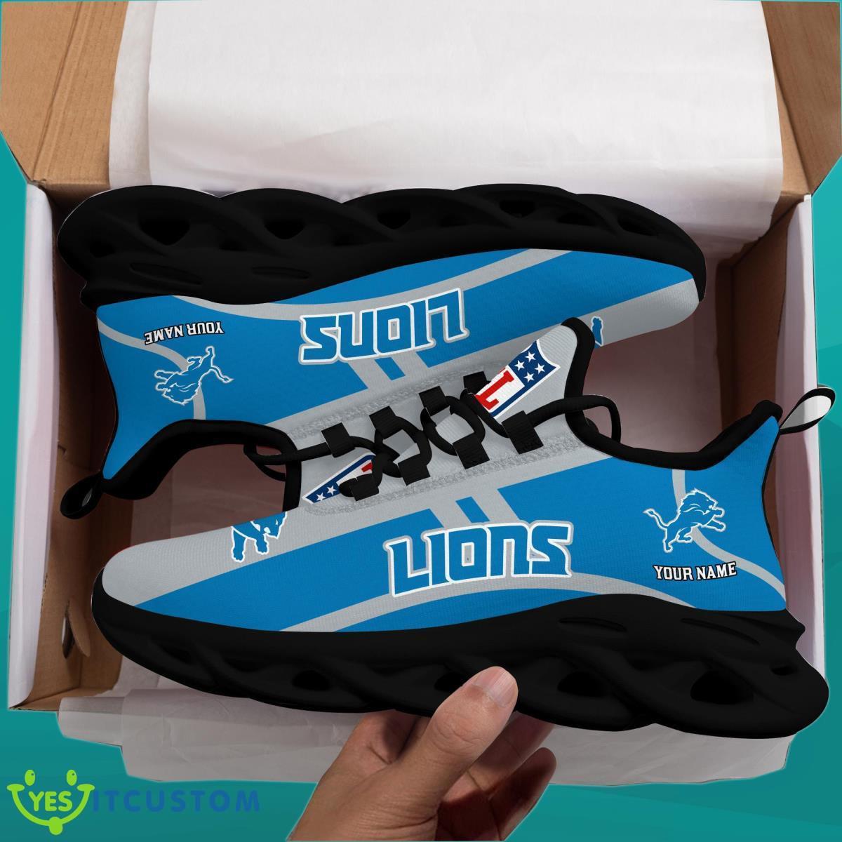 Detroit Lions Custom Name Max Soul Shoes Special Gift For Men Women 8 Detroit Lions Custom Name Max Soul Shoes Special Gift For Men Women Product Photo 2