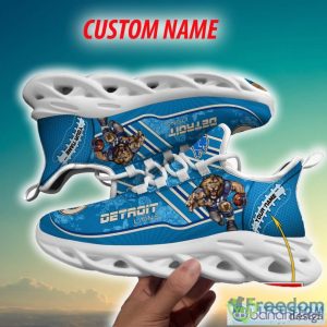 Detroit Lions Explore Custom Name Chunky Sneaker AOP Gift Fans Max Soul Shoes - Detroit Lions Max Soul Sneaker NFL photo 6