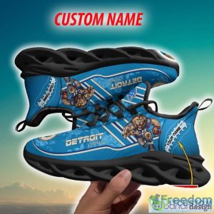 Detroit Lions Explore Custom Name Chunky Sneaker AOP Gift Fans Max Soul Shoes - Detroit Lions Max Soul Sneaker NFL photo 4