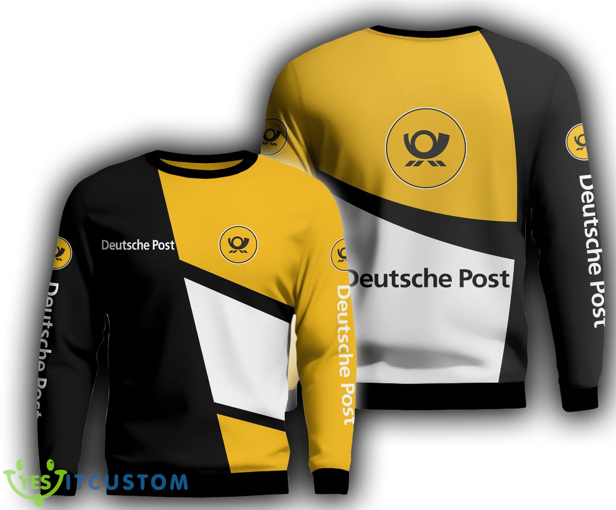 deutsche post Light Logo Ugly Sweater white AOP Sweatshirt Christmas - deutsche post Light Logo Ugly Sweater white AOP Sweatshirt Christmas
