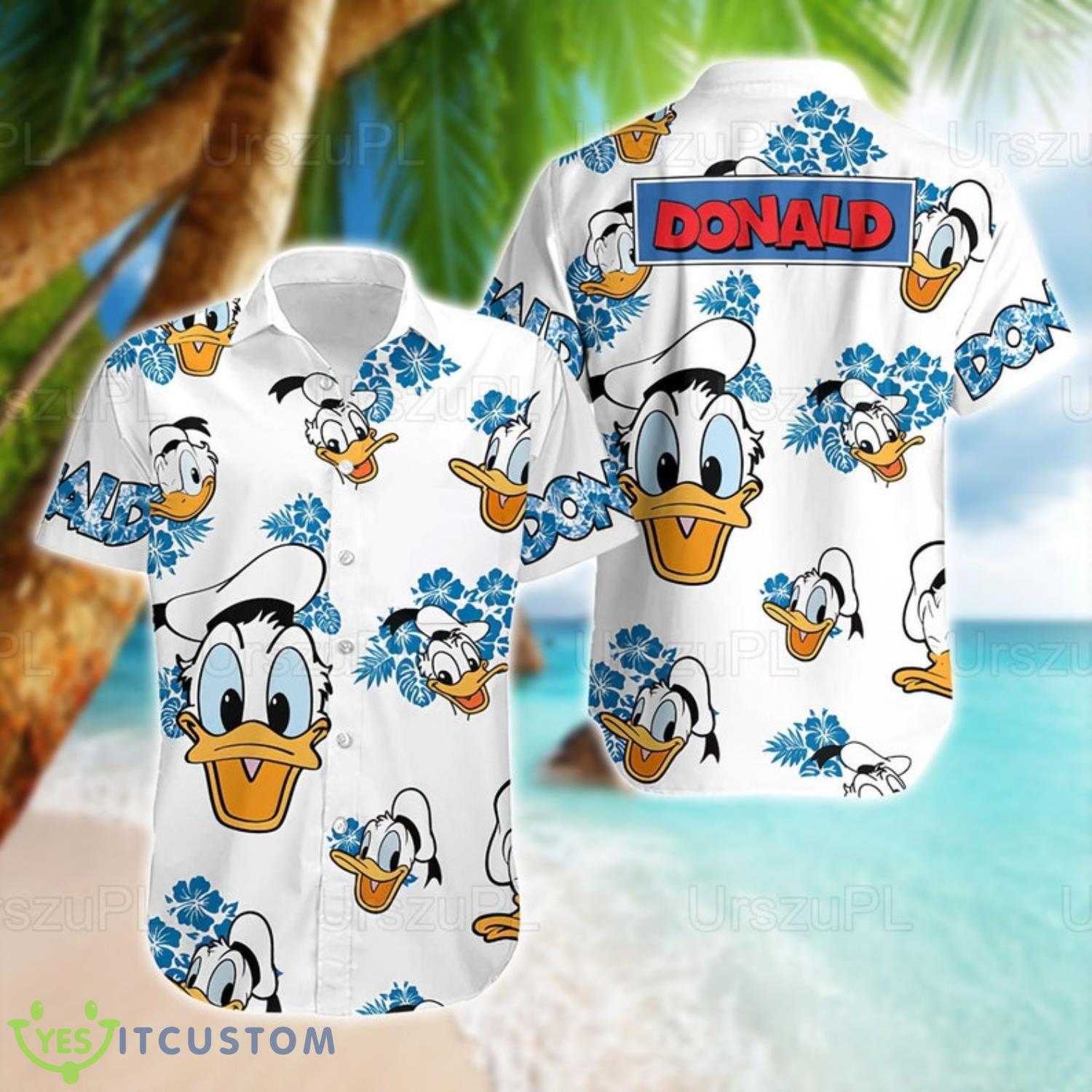 Donald Duck Hawaiian Shirt Product Photo 1