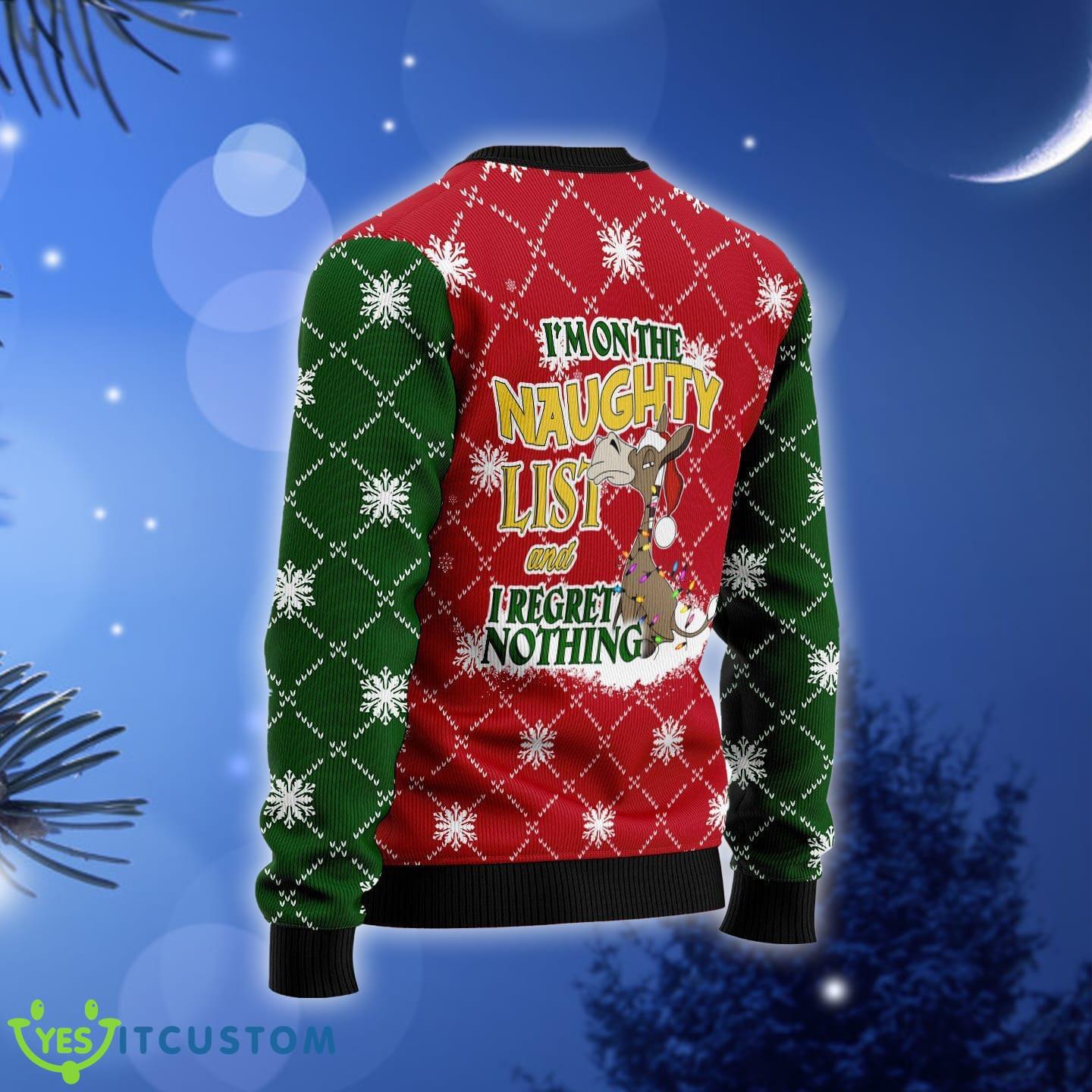Donkey Naughty List Ugly Christmas Sweater Gift Men Women 8 Donkey Naughty List Ugly Christmas Sweater Gift Men Women - Donkey Naughty List Ugly Christmas Sweater Gift Men Women_2