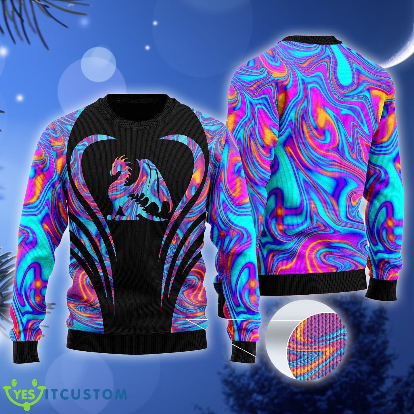 Dragon Color Ugly Christmas Sweater Gift Men Women 3 Dragon Color Ugly Christmas Sweater Gift Men Women - Dragon Color Ugly Christmas Sweater Gift Men Women_3