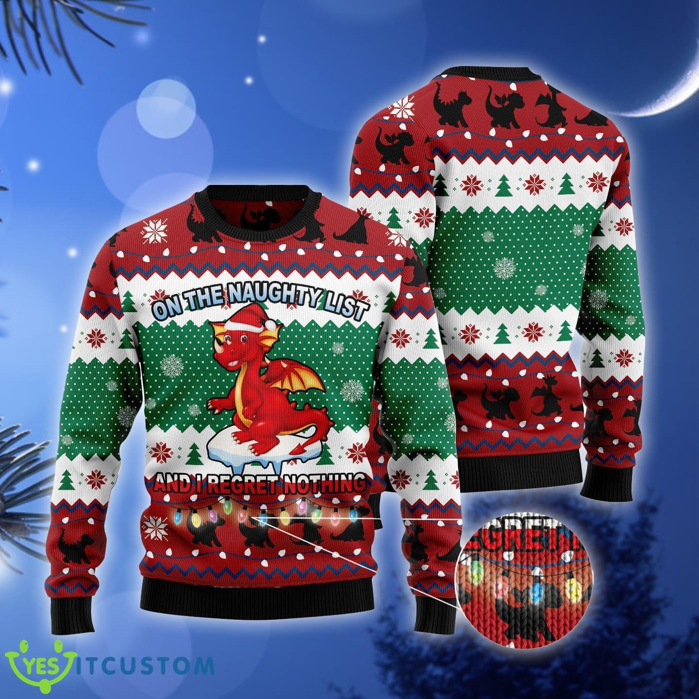 Dragon List Ugly Christmas Sweater Gift Men Women 3 Dragon List Ugly Christmas Sweater Gift Men Women - Dragon List Ugly Christmas Sweater Gift Men Women_3