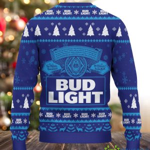 Drinker Bells Bud Light Beer 3D All Over Printed Ugly Christmas Sweater Christmas Gift For Family Product Photo 2