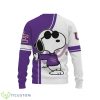 Evansville Purple Aces Cool Snoopy 3D Sweater Christmas Gift For Men And Women Product Photo 1