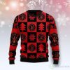 Firefighter Christmas Pattern Ugly Sweater For Christmas Product Photo 1