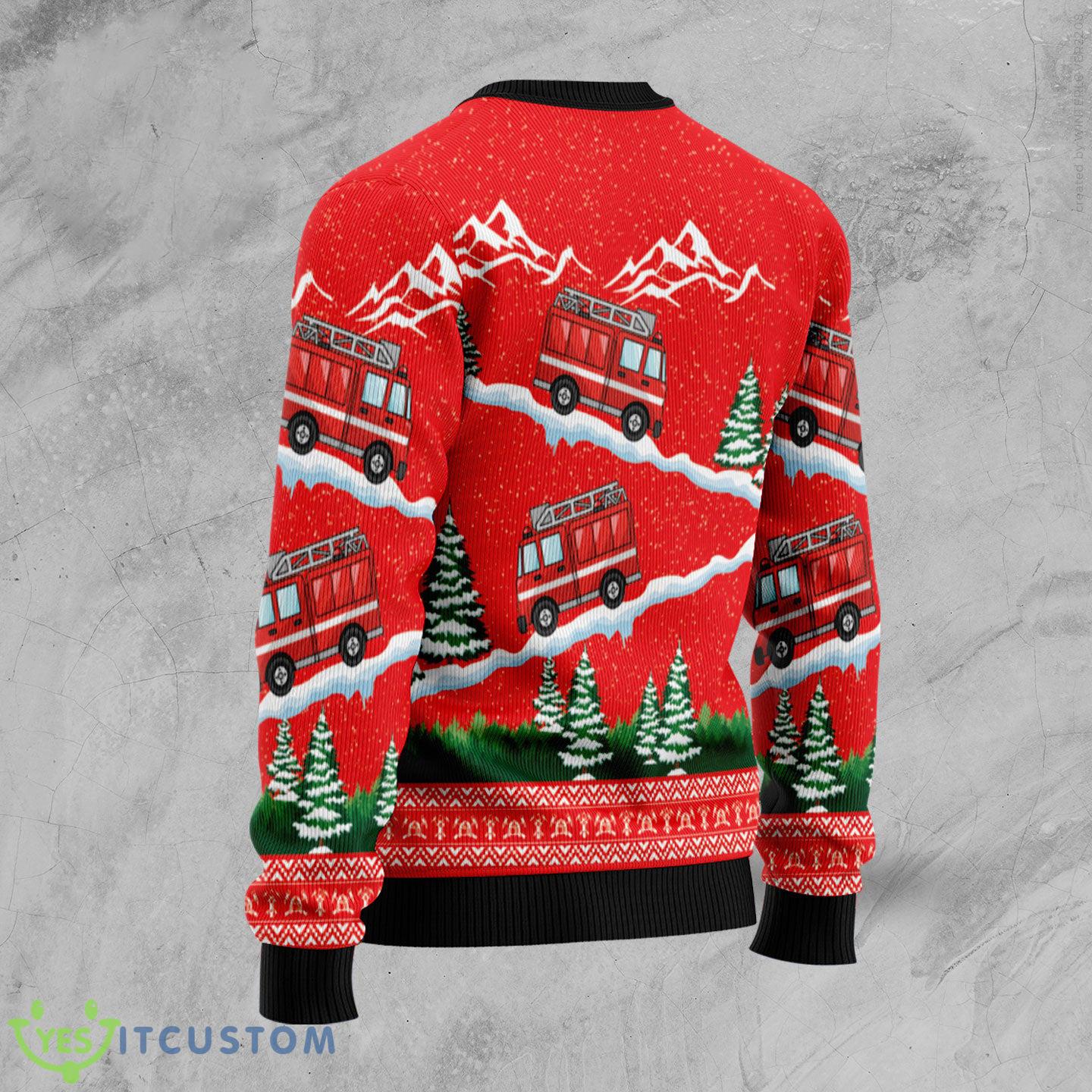 Firefighter Mittens Ugly Christmas Sweater Gift Men Women - Firefighter HZ101523 Ugly Christmas Sweater unisex womens & mens, couples matching, friends, funny family sweater gifts (plus size available)_2
