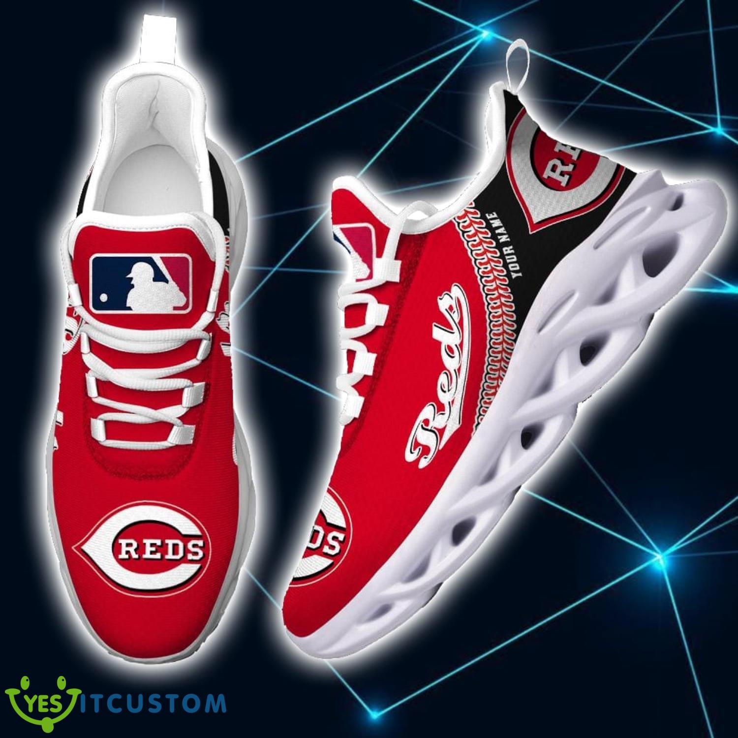 For Fans MLB Cincinnati Reds Personalized Name Max Soul Sneakers 10 For Fans MLB Cincinnati Reds Personalized Name Max Soul Sneakers Product Photo 3