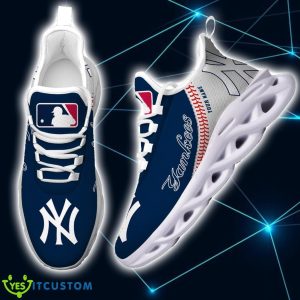 For Fans MLB New York Yankees Personalized Name Max Soul Sneakers Product Photo 3
