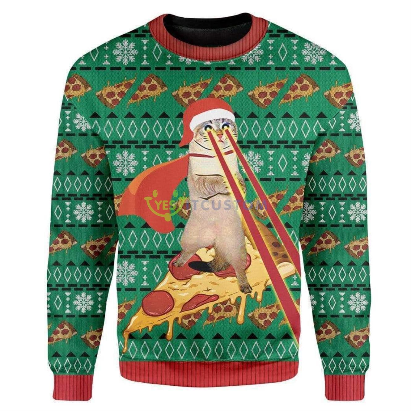 Funny Cat Ugly Sweater For Christmas 3 Funny Cat Ugly Sweater For Christmas Product Photo 1