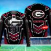 Georgia Bulldogs NCAA 3D Jesus Festive Christmas Wool Sweater - Georgia Bulldogs NCAA 3D Jesus Festive Christmas Wool Sweater
