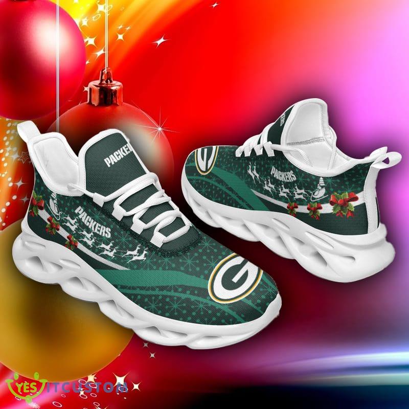 Green Bay Packers Christmas Pattern Max Soul Sneakers Ugly Christmas Shoes 6 Green Bay Packers Christmas Pattern Max Soul Sneakers Ugly Christmas Shoes - Green Bay Packers Christmas Pattern Chunky Sneakers Ugly Christmas Max Soul Shoes