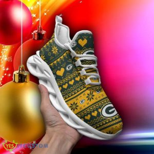 Green Bay Packers X-max Patterns Chunky Sneakers Ugly Christmas Max Soul Shoes - Green Bay Packers X-max Patterns Chunky Sneakers Ugly Christmas Max Soul Shoes Photo 2