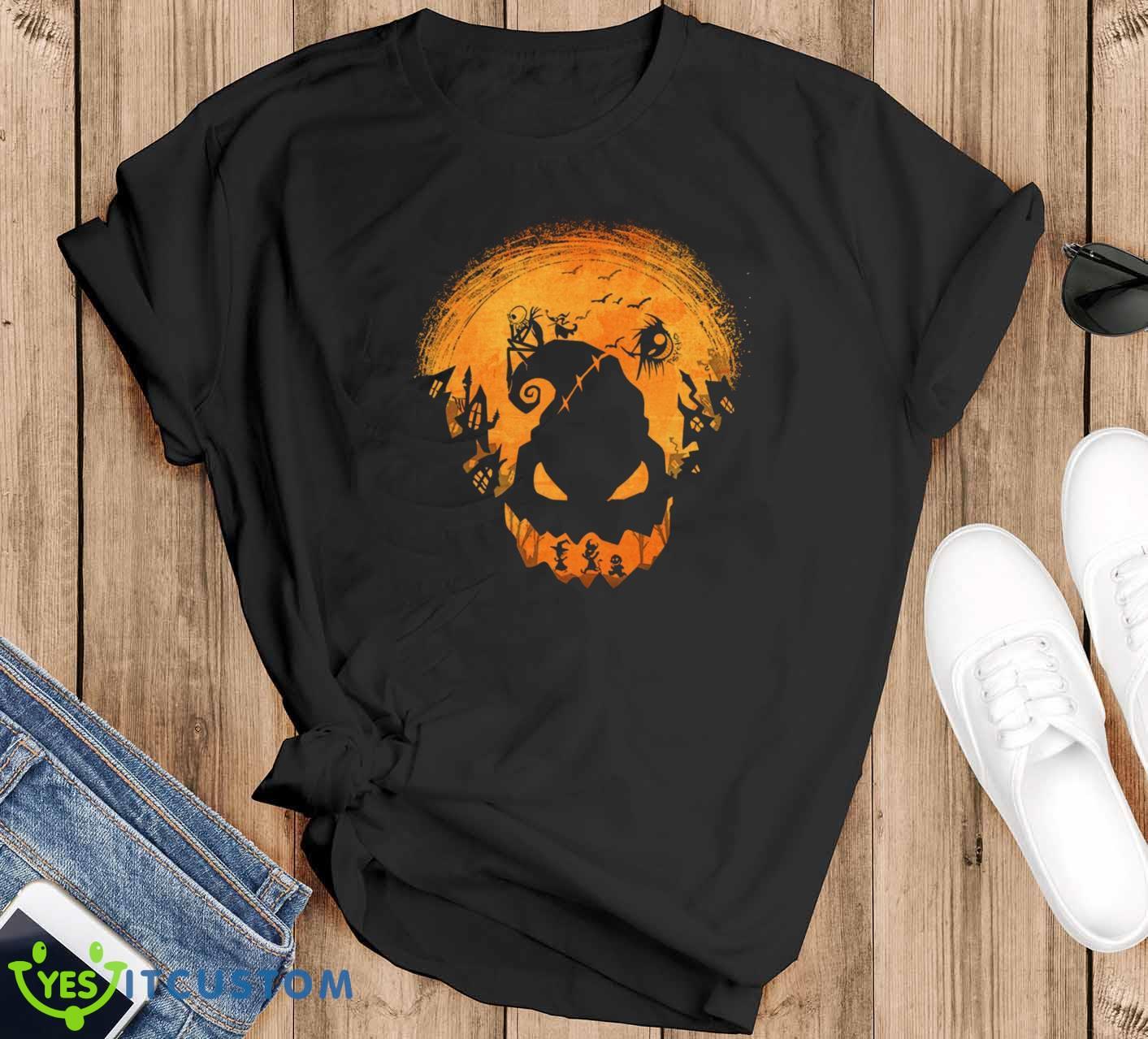 Halloween Nightmare Before Christmas Oogie Boogie T-Shirt For Men Women And Youth 18 Halloween Nightmare Before Christmas Oogie Boogie T-Shirt For Men Women And Youth - Black T-Shirt