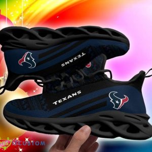 Houston Texans Christmas Pattern Max Soul Sneakers Snowflakes Christmas Shoes - Houston Texans Christmas Pattern Chunky Sneakers Ugly Christmas Max Soul Shoes Photo 6