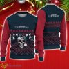 Houston Texans Christmas Skull Halloween Ugly Christmas Sweater Product Photo 1