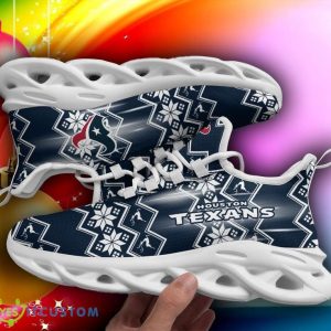 Houston Texans Xmas Pattern Max Soul Sneakers Ugly Christmas Shoes 3 Houston Texans Xmas Pattern Max Soul Sneakers Ugly Christmas Shoes - Houston Texans Xmas Pattern Chunky Sneakers Ugly Christmas Max Soul Shoes